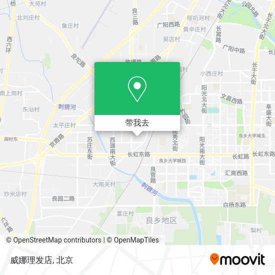 威娜理发店地图