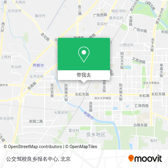公交驾校良乡报名中心地图
