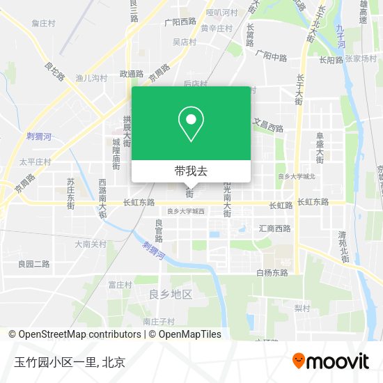 玉竹园小区一里地图