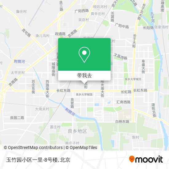 玉竹园小区一里-8号楼地图