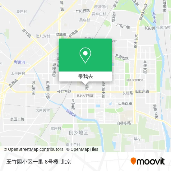 玉竹园小区一里-8号楼地图