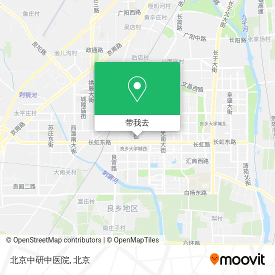 北京中研中医院地图
