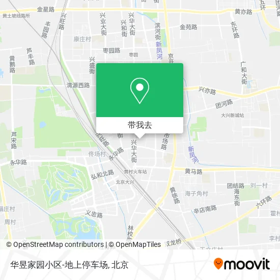 华昱家园小区-地上停车场地图