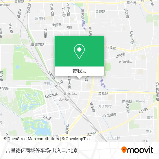 吉星德亿商城停车场-出入口地图