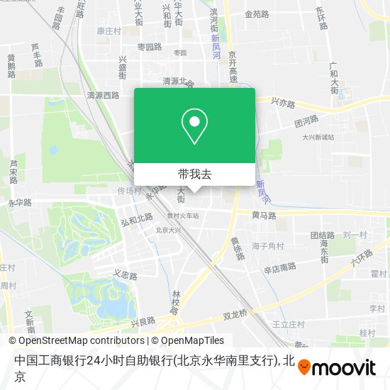 中国工商银行24小时自助银行(北京永华南里支行)地图