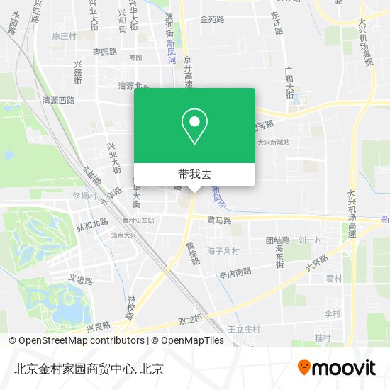 北京金村家园商贸中心地图