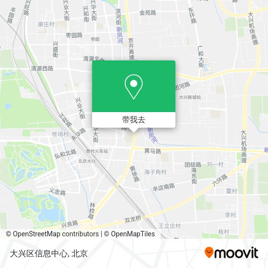 大兴区信息中心地图