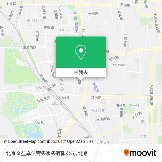 北京金益卓信劳务服务有限公司地图