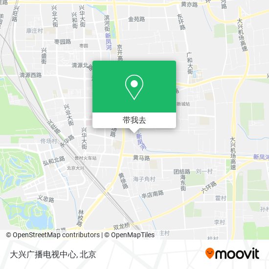 大兴广播电视中心地图