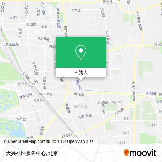 大兴社区服务中心地图