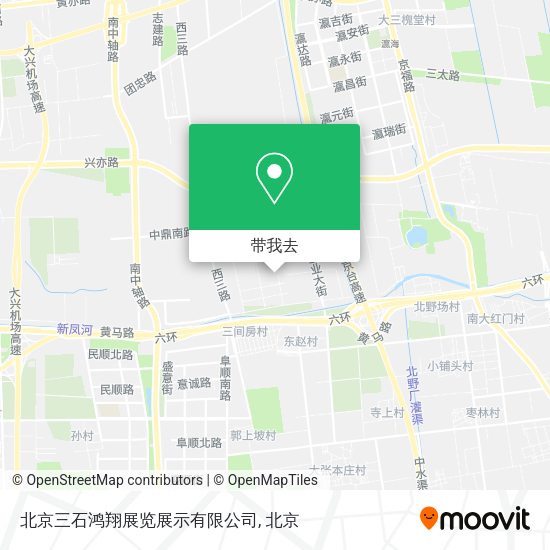 北京三石鸿翔展览展示有限公司地图