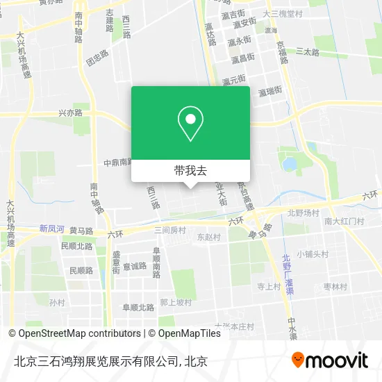 北京三石鸿翔展览展示有限公司地图