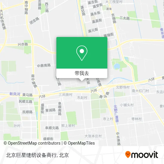 北京巨星缝纫设备商行地图
