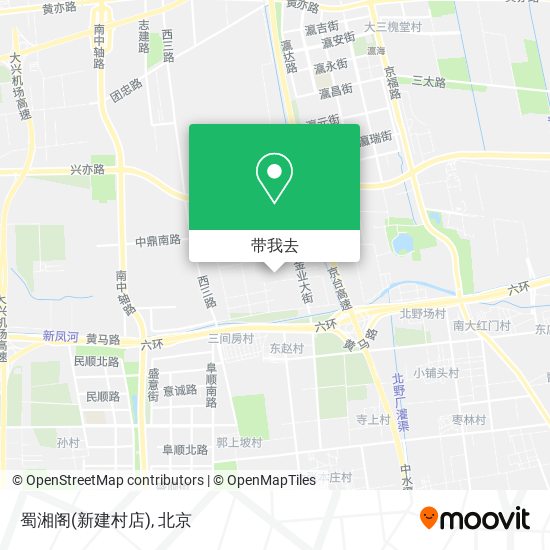 蜀湘阁(新建村店)地图