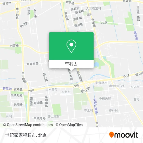 世纪家家福超市地图