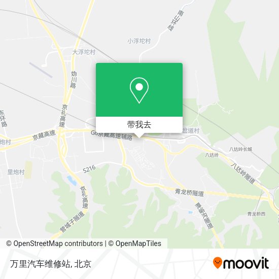万里汽车维修站地图