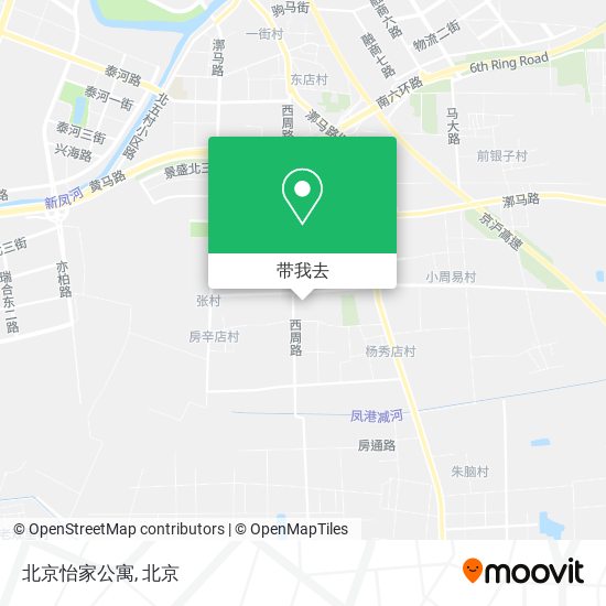 北京怡家公寓地图