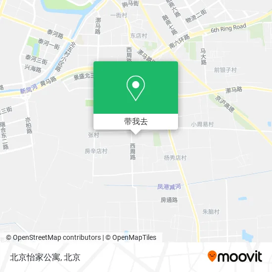 北京怡家公寓地图