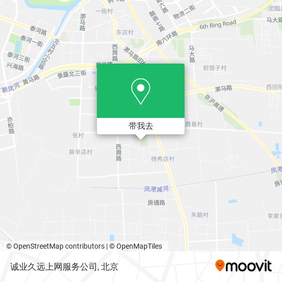 诚业久远上网服务公司地图