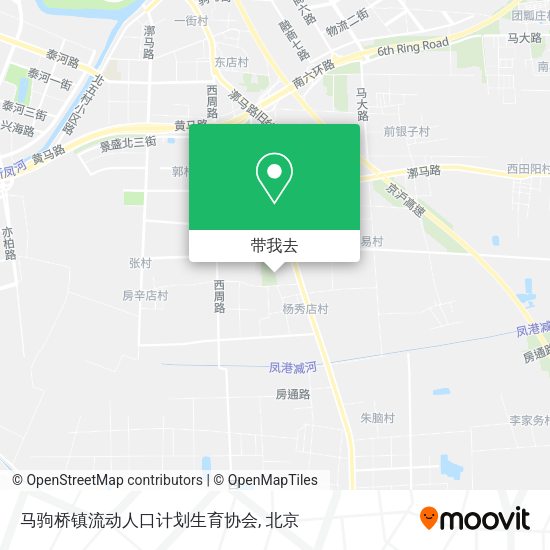 马驹桥镇流动人口计划生育协会地图