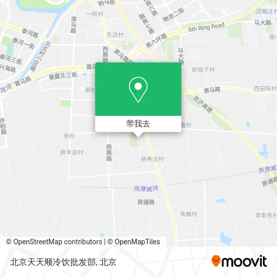 北京天天顺冷饮批发部地图