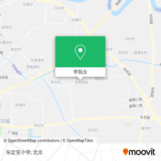 东定安小学地图