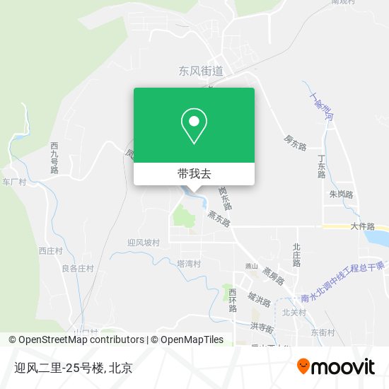 迎风二里-25号楼地图