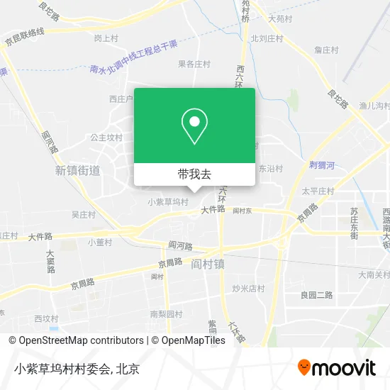 小紫草坞村村委会地图