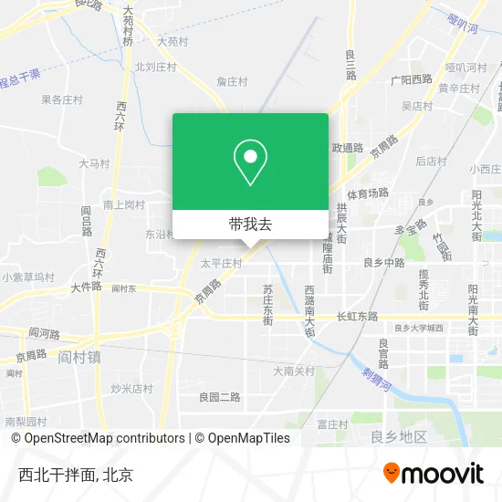 西北干拌面地图