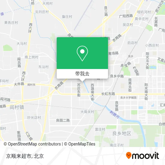 京顺来超市地图