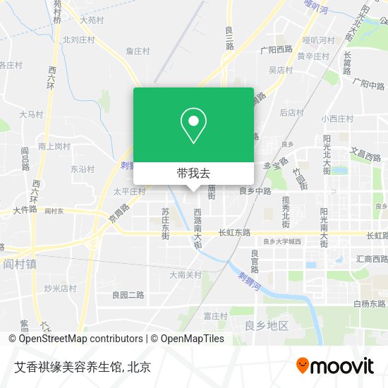 艾香祺缘美容养生馆地图