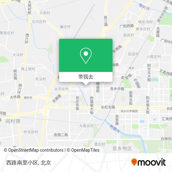 西路南里小区地图