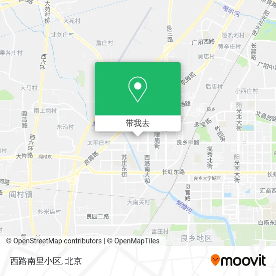 西路南里小区地图