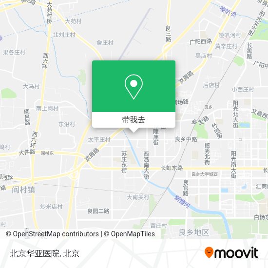 北京华亚医院地图