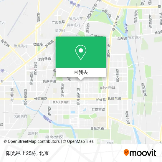 阳光邑上25栋地图