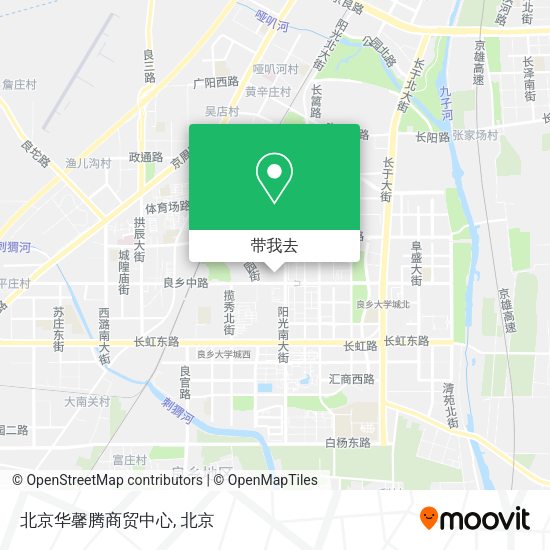 北京华馨腾商贸中心地图