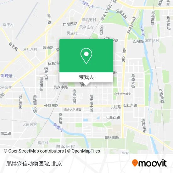鹏博宠信动物医院地图