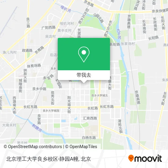 北京理工大学良乡校区-静园A幢地图