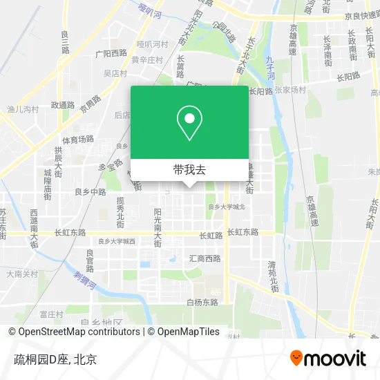 疏桐园D座地图