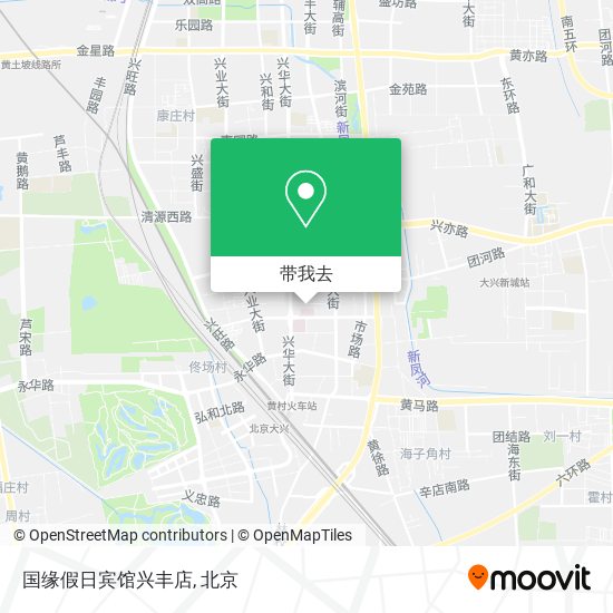 国缘假日宾馆兴丰店地图