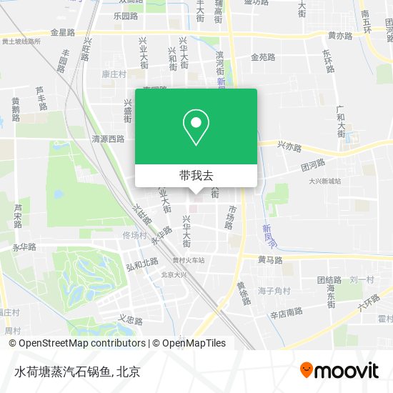 水荷塘蒸汽石锅鱼地图
