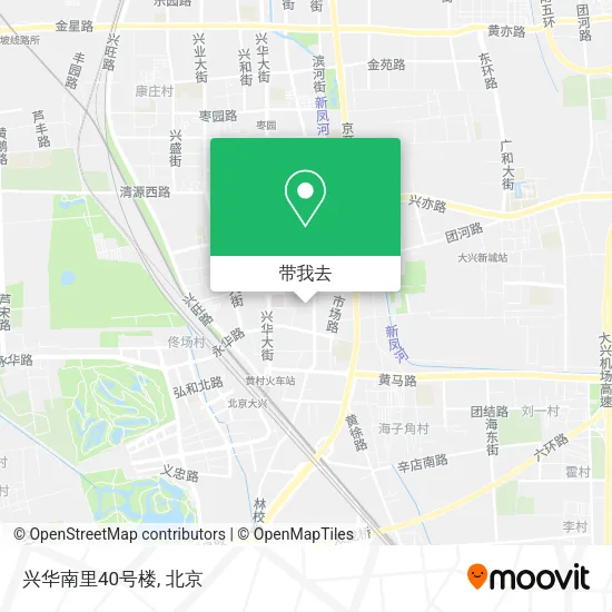 兴华南里40号楼地图