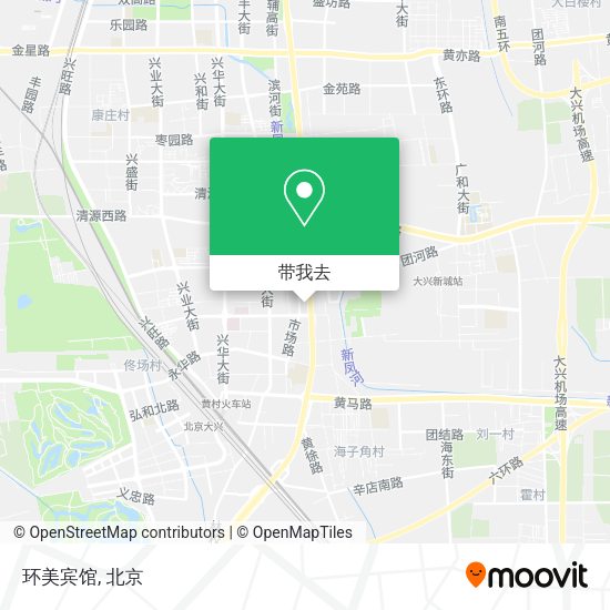 环美宾馆地图