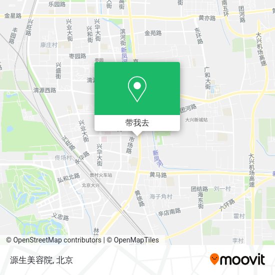 源生美容院地图