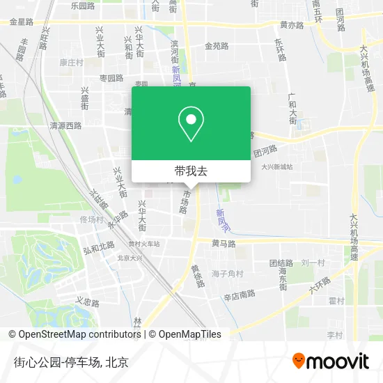 街心公园-停车场地图