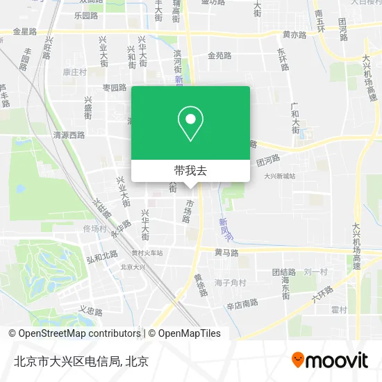 北京市大兴区电信局地图