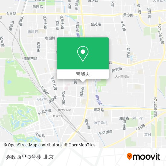 兴政西里-3号楼地图