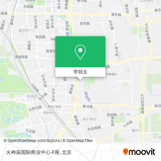 火神庙国际商业中心-F座地图