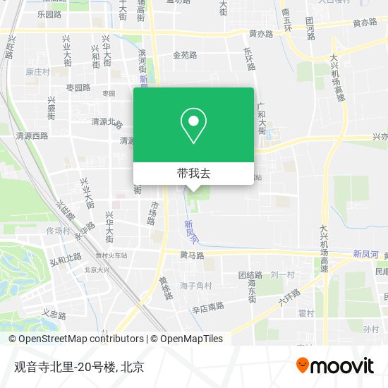 观音寺北里-20号楼地图
