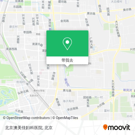 北京澳美佳妇科医院地图